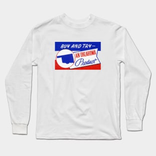 1940s Buy Oklahoma Products Long Sleeve T-Shirt